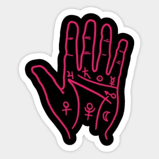 Palmistry, the future in the palm of your hand Sticker